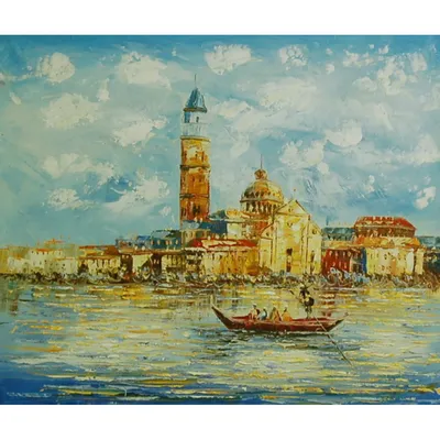 Картина по номерам - Яркая Венеция (KHO3620)