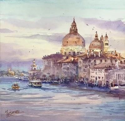 Венеция — MG6475 50х40 см / Купить картину по номерам Цветной Премиум