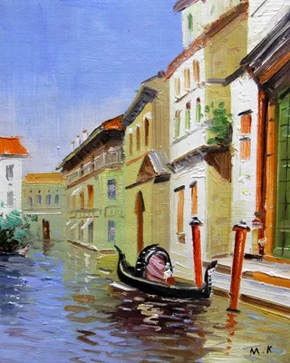 Купить картину «Венеция в красках» в жанре городской пейзаж, акварелью на  бумаге, в стиле реализм, Виктор Микитенко | KyivGallery