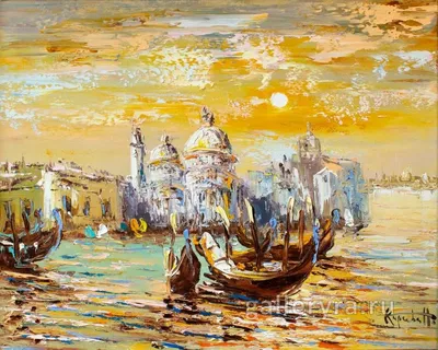 Купить картину Солнечная Венеция в Москве от художника Дубовой Игорь