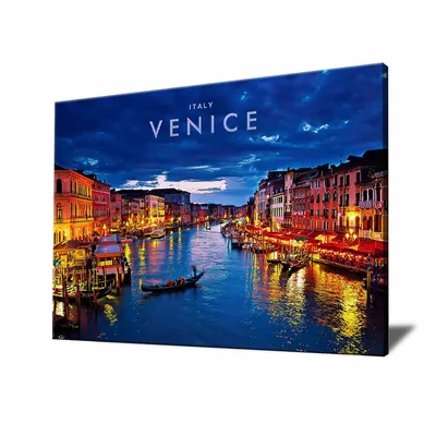 Купить Картина \"Венеция 11\" , холст, масло, 50х60см , цена 2600р.