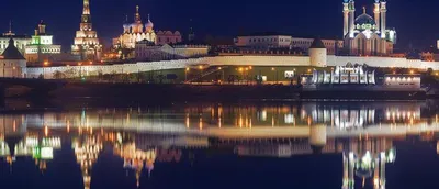 Новая Казань ночью — Фото №1337271
