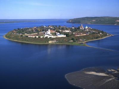 Свияжск - остров град возле Казани (Татарстан) достопримечательности города