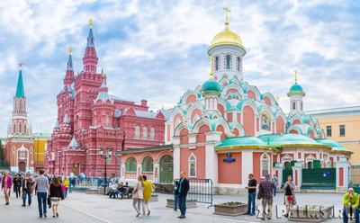 Казанский собор на Красной площади, Москва, Россия Редакционное Стоковое  Фото - изображение насчитывающей башня, купол: 156637203