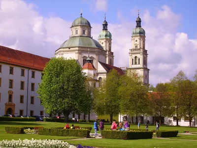 Aerial view of downtown Kempten in Bavaria, Allgau, southern Germany Stock  Photo | Adobe Stock