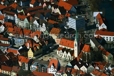 Germany Bavaria Allgaeu Kempten Cityscape With St Mang Church And River  Iller High-Res Stock Photo - Getty Images