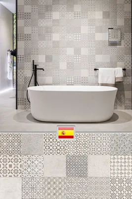 Керамическая напольная плитка белый ковер, Испания