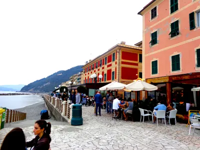 View over Chiavari at the Ligurian Coast, North West Italy Stock Photo -  Alamy