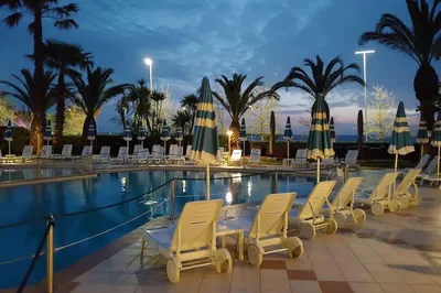 Ayia Napa, Cyprus - September 12, 2019: Ayia Napa, Cyprus - September 12,  2019: View from `Florida` Hotel on the Morning. Editorial Photo - Image of  architecture, paradise: 177677711