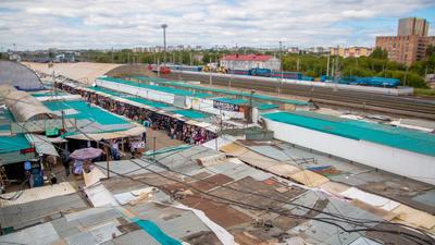 В Самаре полиция и спецтехника вновь съехались к Кировскому вещевому рынку  – Новости Самары и Самарской области – ГТРК Самара