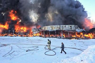 В Самаре начался пожар у Кировского рынка – Коммерсантъ Самара