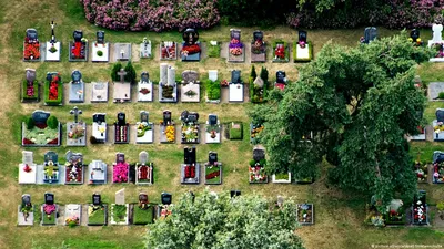 Кладбище в Германии фото