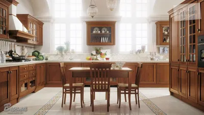классическая мебель для кухни, изготовленная вручную итальянская роскошная  мебель