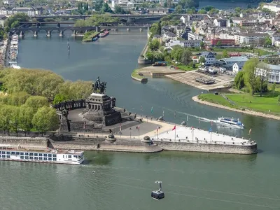 Германия | Кобленц (Koblenz): На берегу двух рек
