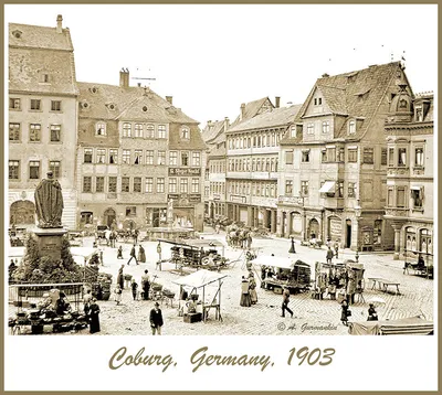 Market Square in Coburg, Germany Editorial Image - Image of architecture,  place: 98200610