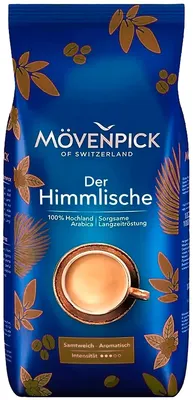 Кофе в зернах Movenpick Der Himmlische, 1 кг купить в интернет-магазине в  Москве, цены в «ДОМ КОФЕ»
