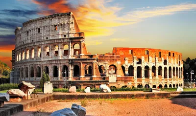 Колизей в Риме (Италия) редакционное стоковое фото. изображение  насчитывающей рома - 191734403