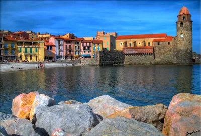 Яркий Коллиур (Collioure), Франция