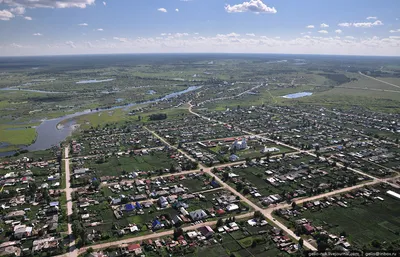 Новосибирская область. Колывань с высоты птичьего полета (2010) Part I