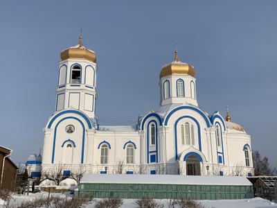 Photopodium.com - Часть 1. Покровский Александро-Невский женский монастырь  в пос. Колывань (Новосибирская область). Храм Александра Невского с  колокольней.