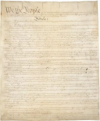 Вступили в силу первые 10 поправок к Конституции США - Знаменательное  событие