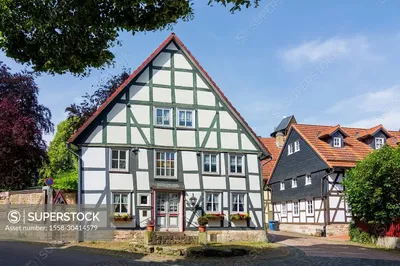 Historic old town with Kilianskirche in Korbach, Waldeck-Frankenberg  district, Hesse, Germany Stock Photo - Alamy