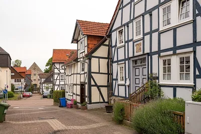 old town korbach germany at night Stock Photo | Adobe Stock