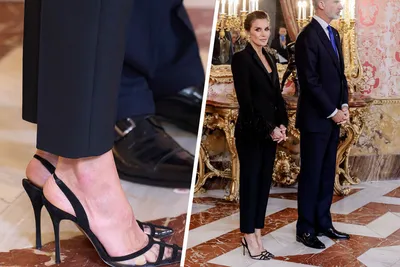 Королева Испании Летиция пришла на официальный прием в брюках разной длины  - Газета.Ru | Новости