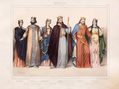 1853. Короли и королевы Франции в гравюрах