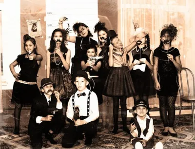 Детская гангстерская вечеринка в стиле Чикаго на детский праздник | Конфетти