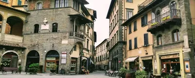 Ancient city of Cortona in Tuscany Italy Stock Photo - Alamy