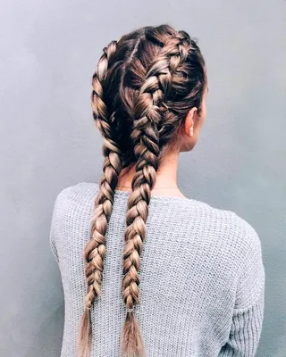 Dutch Braid (French reverse) + add some Volume