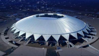 WM 2018 Sportstätte, Kosmos-Arena, Samara Aerial image of Samara Arena,  Samara, Russia. AirPanoxLLC