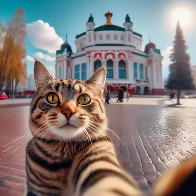 В Екатеринбурге ищут хозяев кота, спасенного из страшного пожара в доме на  улице Чайковского - KP.RU