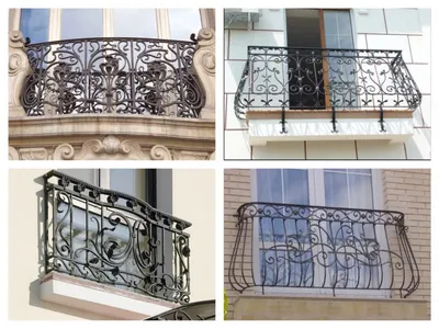 Кованые Французские перила для балконов в Могилеве