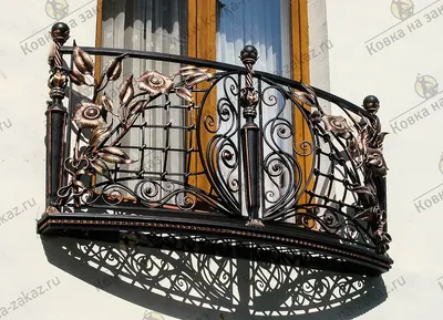 Французские балконы по индивидуальному проекту