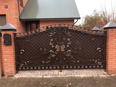 Кованые ворота Казань фото