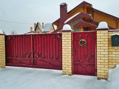 Кованые ворота в Казани купить - множество готовых решений