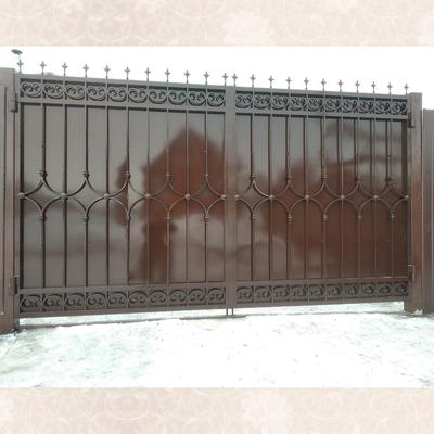 Кованые ворота и калитка в поселке Алтан | Новости