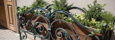 Кованые ворота с калиткой от производителя в Казани – цены и фото на сайте