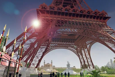 Красивая фотография Эйфелевой башни в Париже стоковое фото ©majaFOTO 7745303