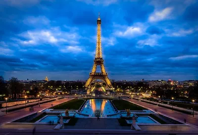 Ночной Париж — фотография, размер: 1440x900