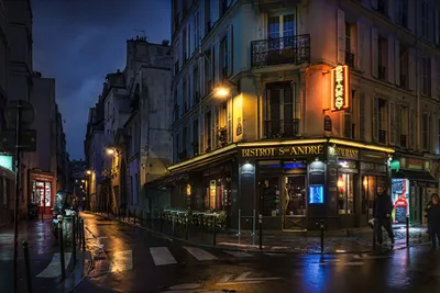Ночной Париж. Картинки с высоты