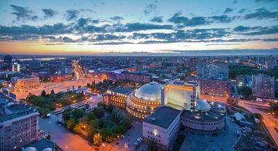 Фото Новосибирска с высоты