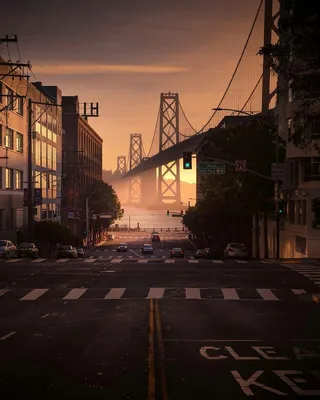 красиво (Сан-Франциско) / красивые картинки :: Кликабельно :: Сан-Франциско  :: ночь :: мост / картинки, гифки, прикольные комиксы, интересные статьи по  теме.