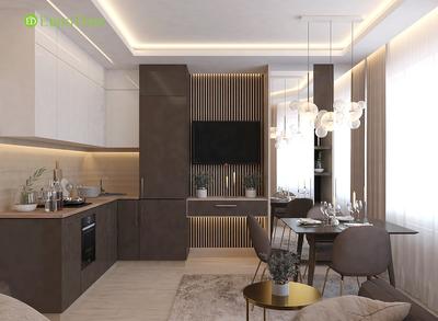 Дизайн-проект трехкомнатной квартиры. Фото и цены в Москве
