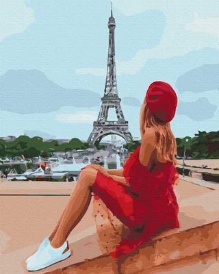 Романтичная девушка в Париже Стоковое Изображение - изображение  насчитывающей октябрь, сезонно: 29446313