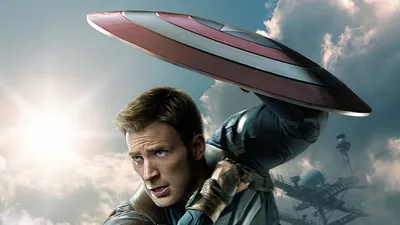 Файл:Chris Evans as Steve Rogers Captain America.jpg — Википедия