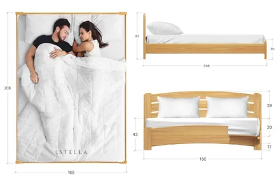 Деревянная кровать Венеция Люкс 90х200 купить в MebliRoMax