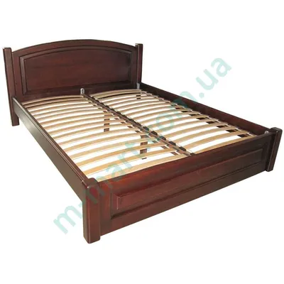 Кровать Верона Soft из дуба - купить Кровати из дуба - деревянная мебель из  массива